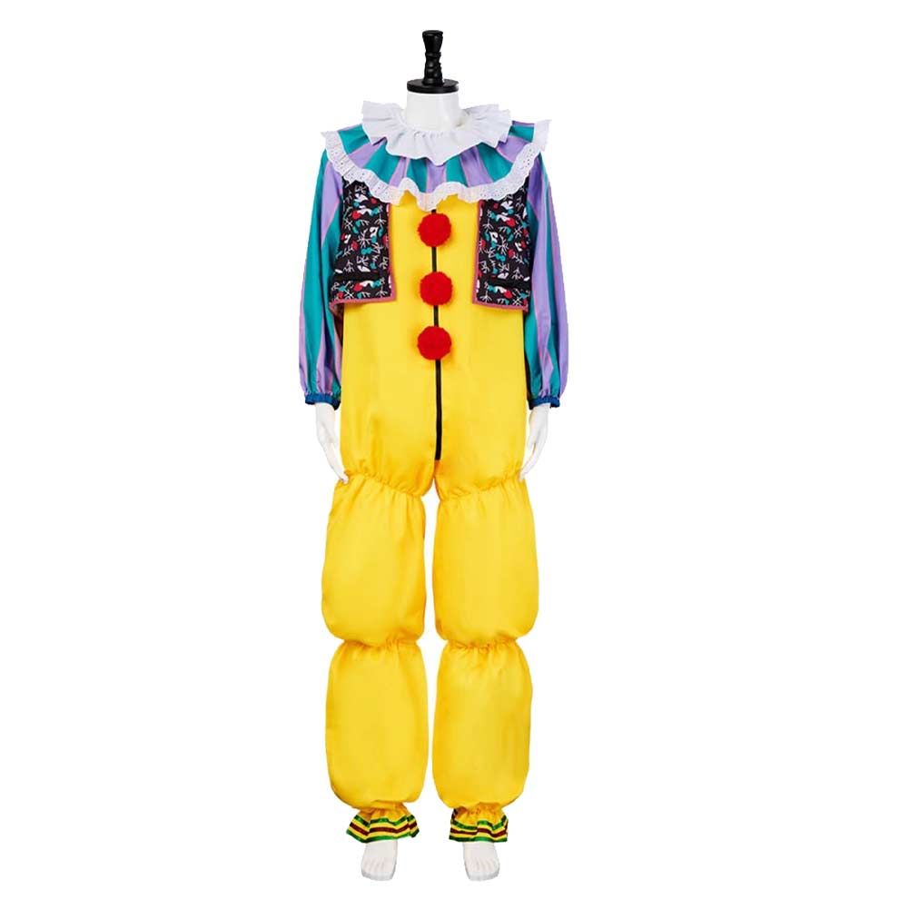 TV It 1990 Pennywise Combinaison Jaune Cosplay Costume