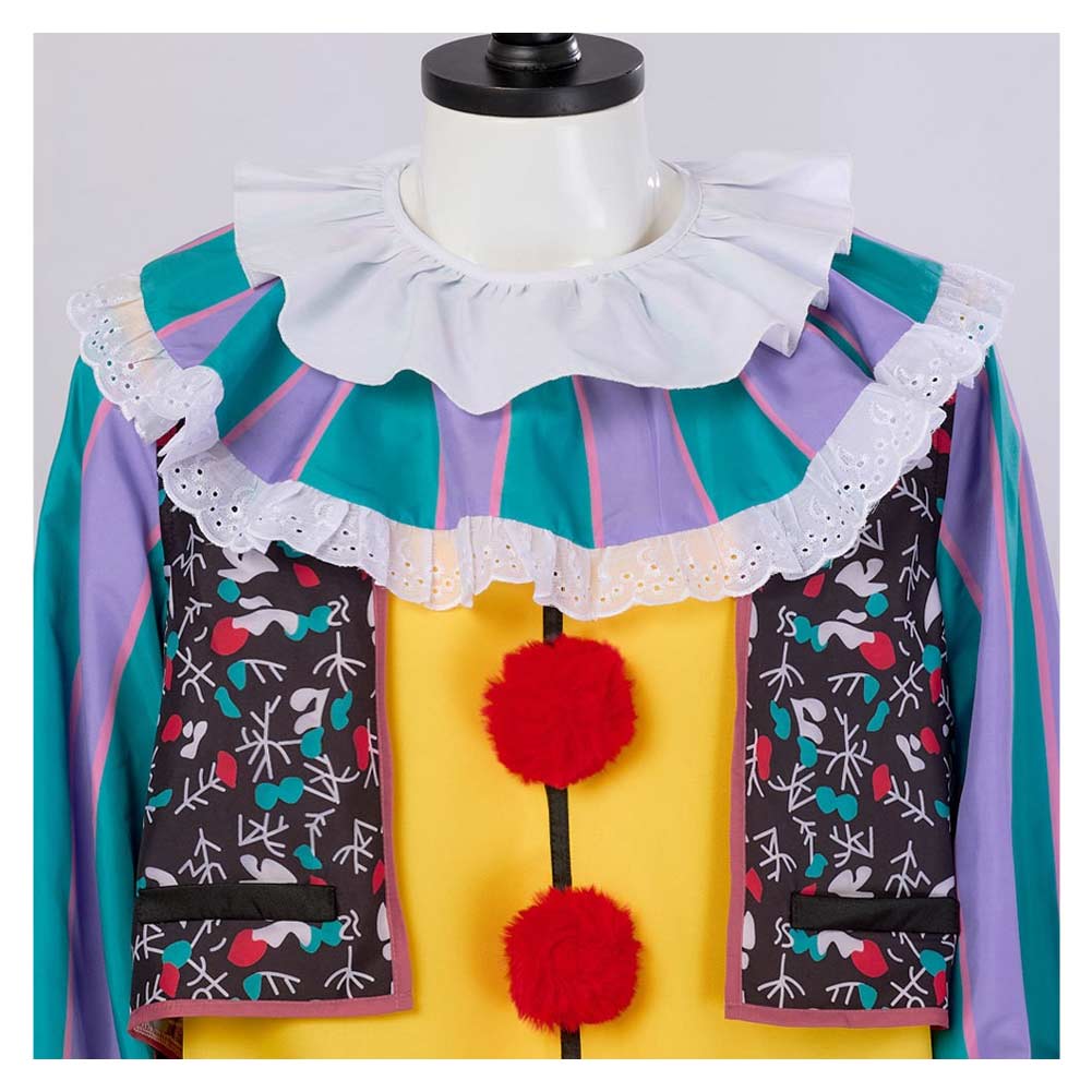 TV It 1990 Pennywise Combinaison Jaune Cosplay Costume