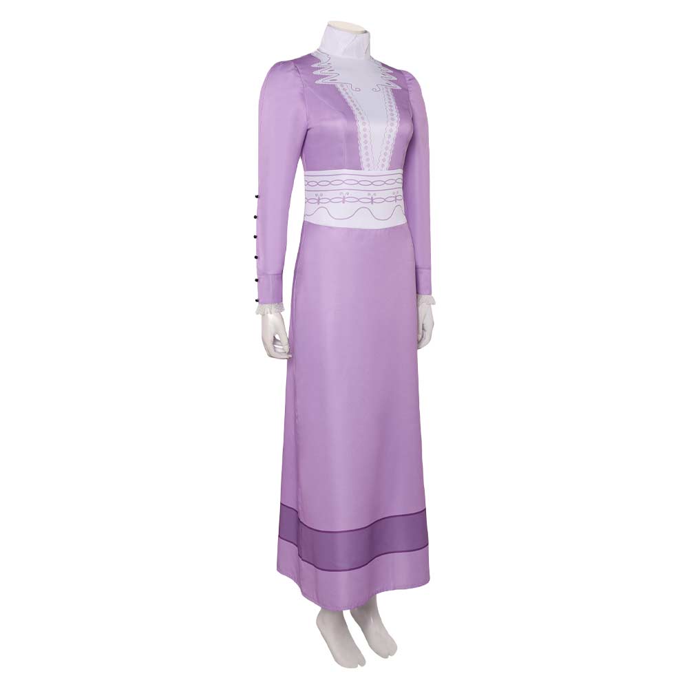 Un Monstre à Paris Lucille Robe Violettte Cosplay Costume