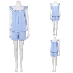Un Vendredi Encore Plus Dingue(2025) Lily Davies Pyjama Bleu Cosplay Costume