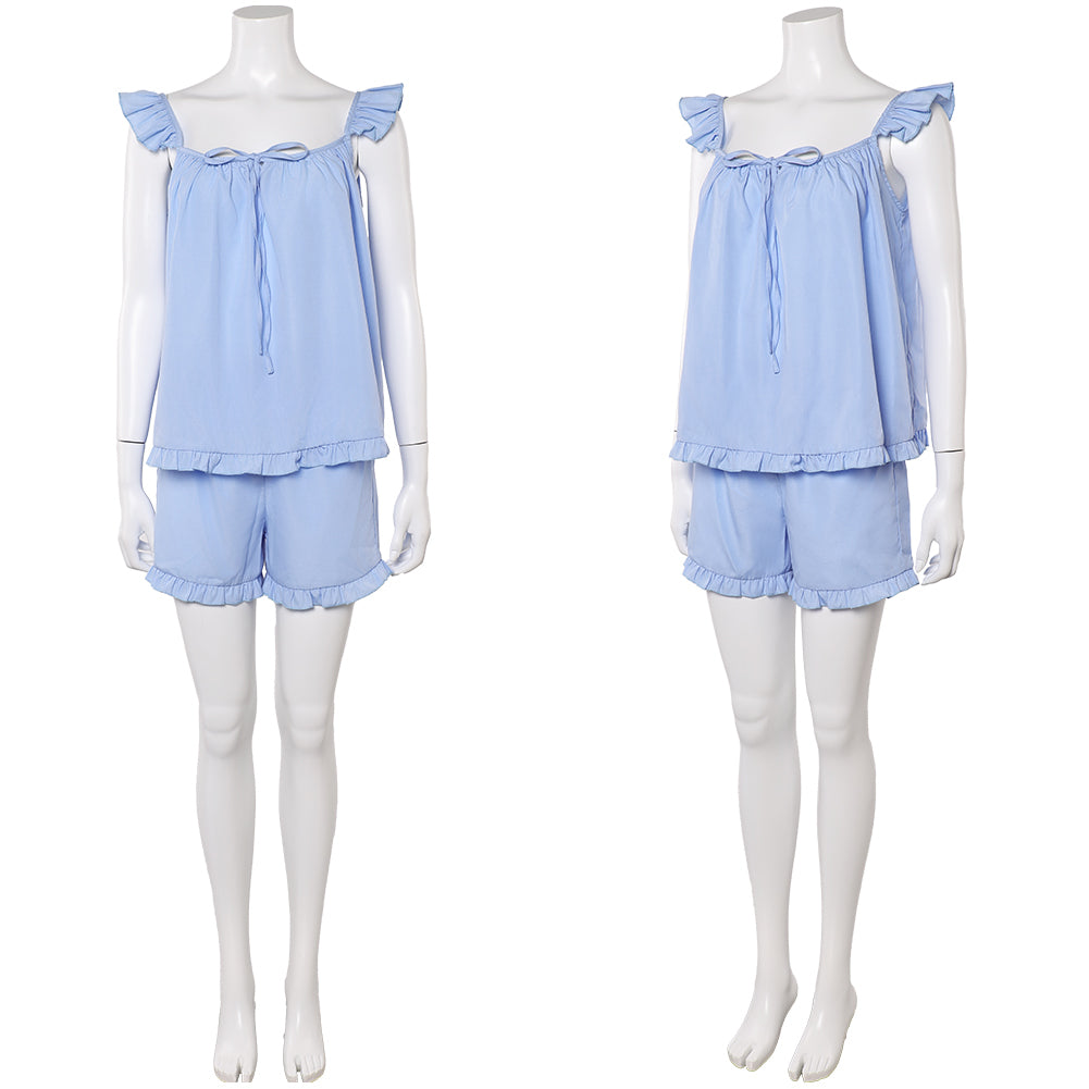 Un Vendredi Encore Plus Dingue(2025) Lily Davies Pyjama Bleu Cosplay Costume