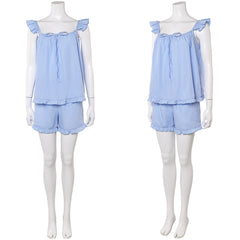Un Vendredi Encore Plus Dingue(2025) Lily Davies Pyjama Bleu Cosplay Costume