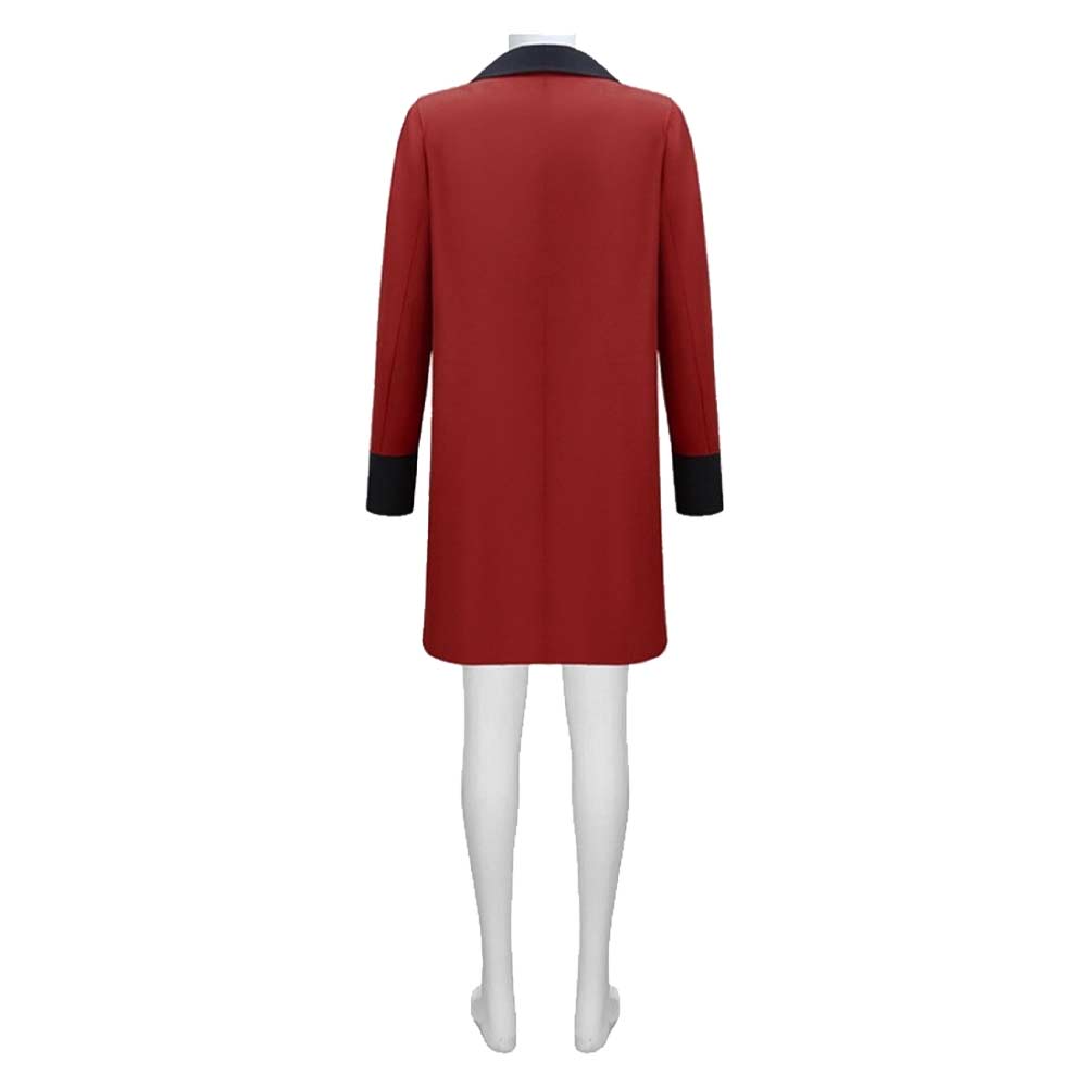 Une Jolie Femme Vivian Tenue de Veste Rouge Cosplay Costume