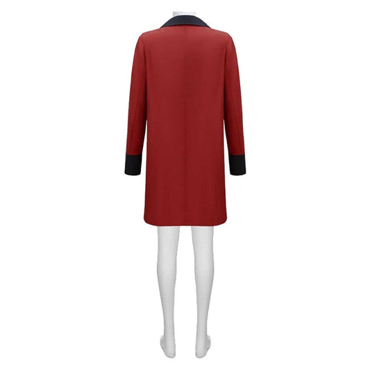 Une Jolie Femme Vivian Tenue de Veste Rouge Cosplay Costume