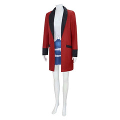 Une Jolie Femme Vivian Tenue de Veste Rouge Cosplay Costume