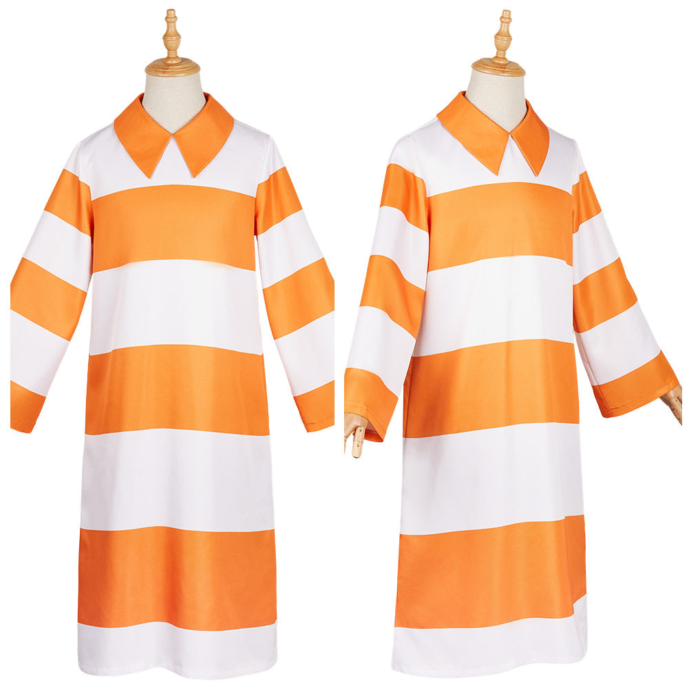 Vice-versa 2(2024) Anxiété Robe Orange Cosplay Costume