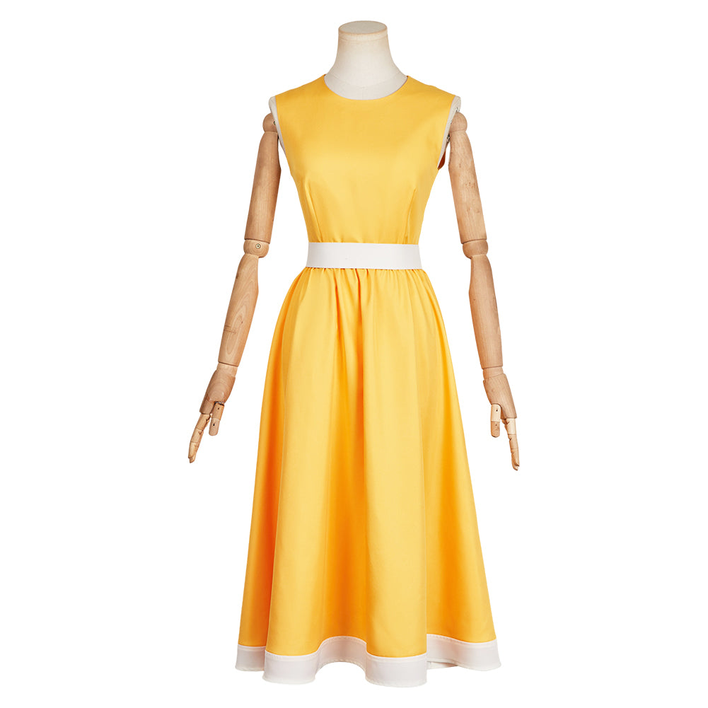 Vice-Versa 2(2024) Riley Robe Jaune Cosplay Costume