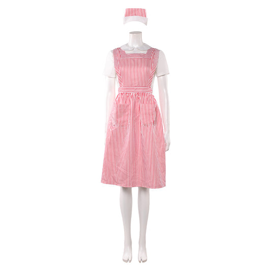Stranger Things Saison 5(2025) Nancy/Vickie Infirmière Uniforme Rose Cosplay Costume
