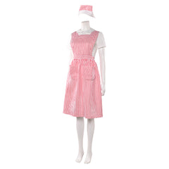 Stranger Things Saison 5(2025) Nancy/Vickie Infirmière Uniforme Rose Cosplay Costume