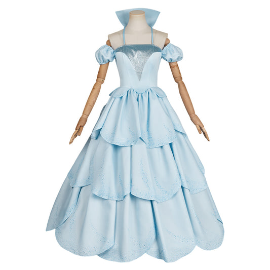 Wicked Glinda Robe Bleue Cosplay Costume