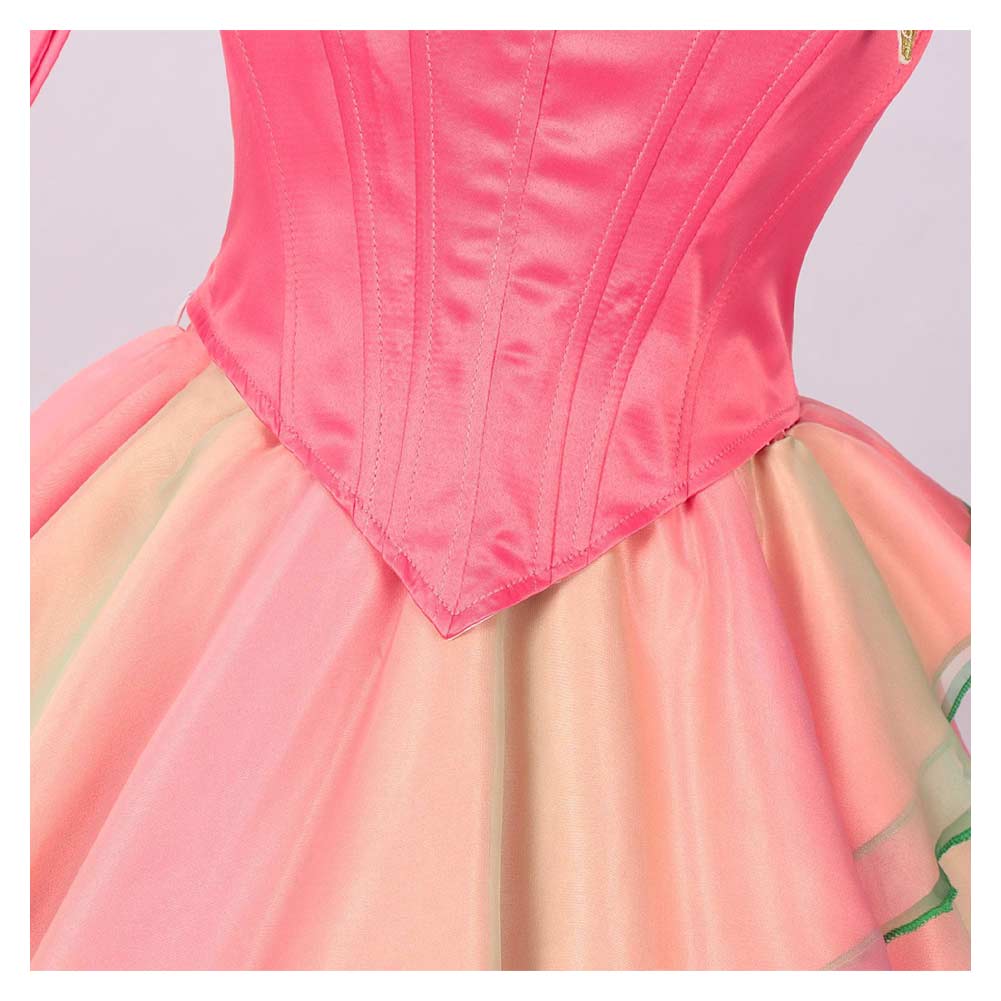 Wicked Glinda Robe Soirée Rose Copslay Costume