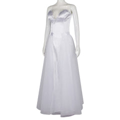 Wicked Glinda Robe Violette Argentée Cosplay Costume