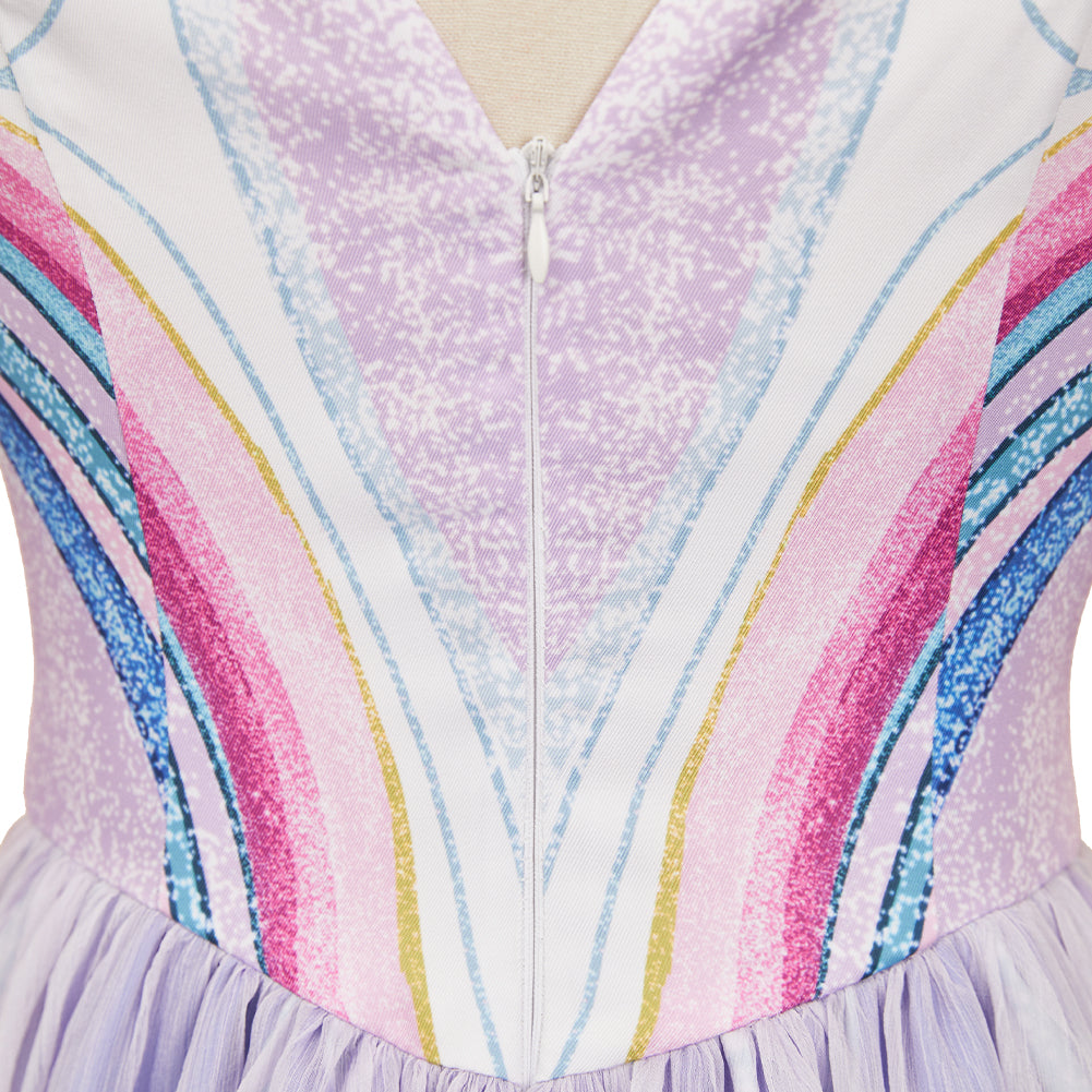 Wicked Glinda Robe Violette Cosplay Costume Ver.2