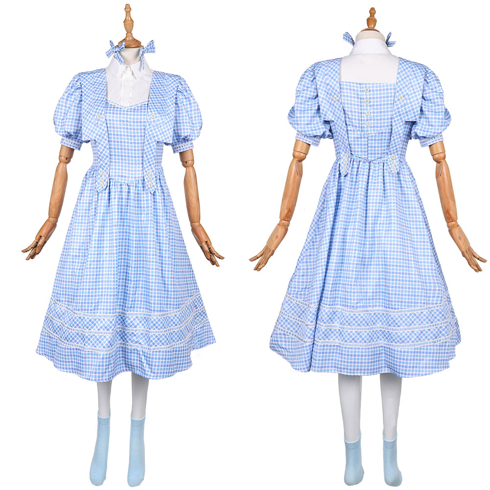 Wicked: For Good(2025) Dorothy Robe Bleue Cosplay Costume
