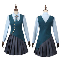 Wicked: For Good(2025) Elphaba Uniforme Scolaire Vert Cosplay Costume