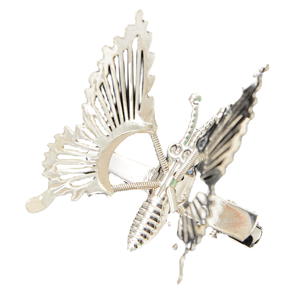 Wicked: For Good(2025) Glinda Accessoire pour Cheveux Papillon Argenté Cosplay