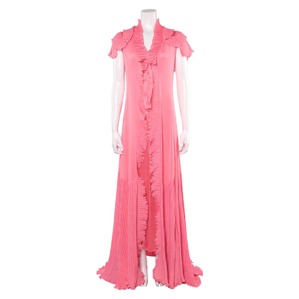 Wicked: For Good(2025) Glinda Pyjama Robe Rose Cosplay Costume