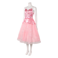 Wicked: For Good(2025) Glinda Robe à Bretelles Rose Cosplay Costume Ver.2