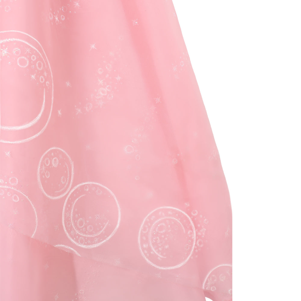 Wicked: For Good(2025) Glinda Robe à Bretelles Rose Cosplay Costume Ver.2