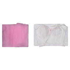 Wicked: For Good(2025) Glinda Robe en Tulle Rose Cosplay Costume