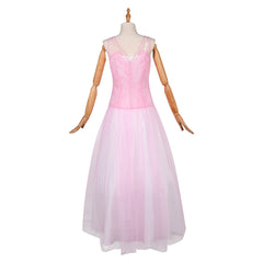Wicked: For Good(2025) Glinda Robe en Tulle Rose Cosplay Costume