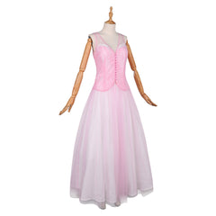 Wicked: For Good(2025) Glinda Robe en Tulle Rose Cosplay Costume