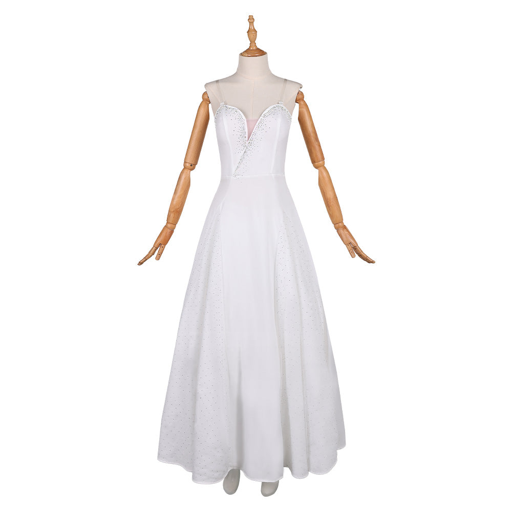 Wicked: For Good(2025) Glinda Robe en Tulle Rose Cosplay Costume