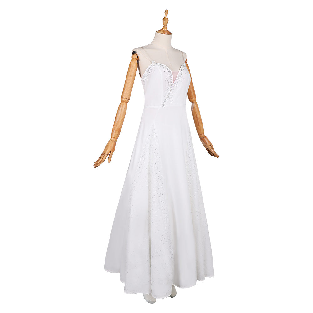 Wicked: For Good(2025) Glinda Robe en Tulle Rose Cosplay Costume