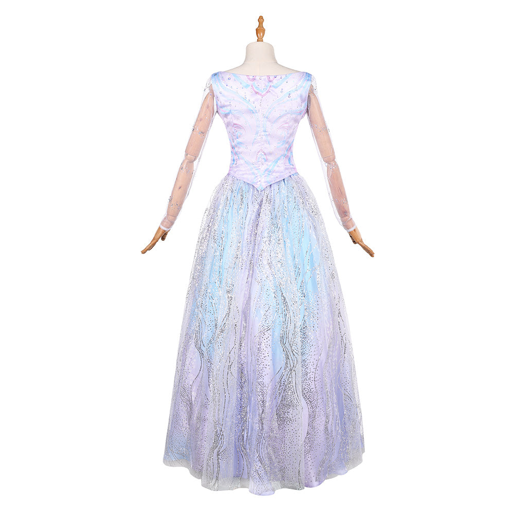 Wicked: For Good(2025) Glinda Robe Irisée Cosplay Costume
