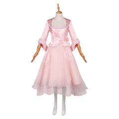 Wicked: For Good(2025) Glinda Robe Rose 2-pièces Cosplay Costume