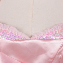 Wicked: For Good(2025) Glinda Robe Rose 2-pièces Cosplay Costume