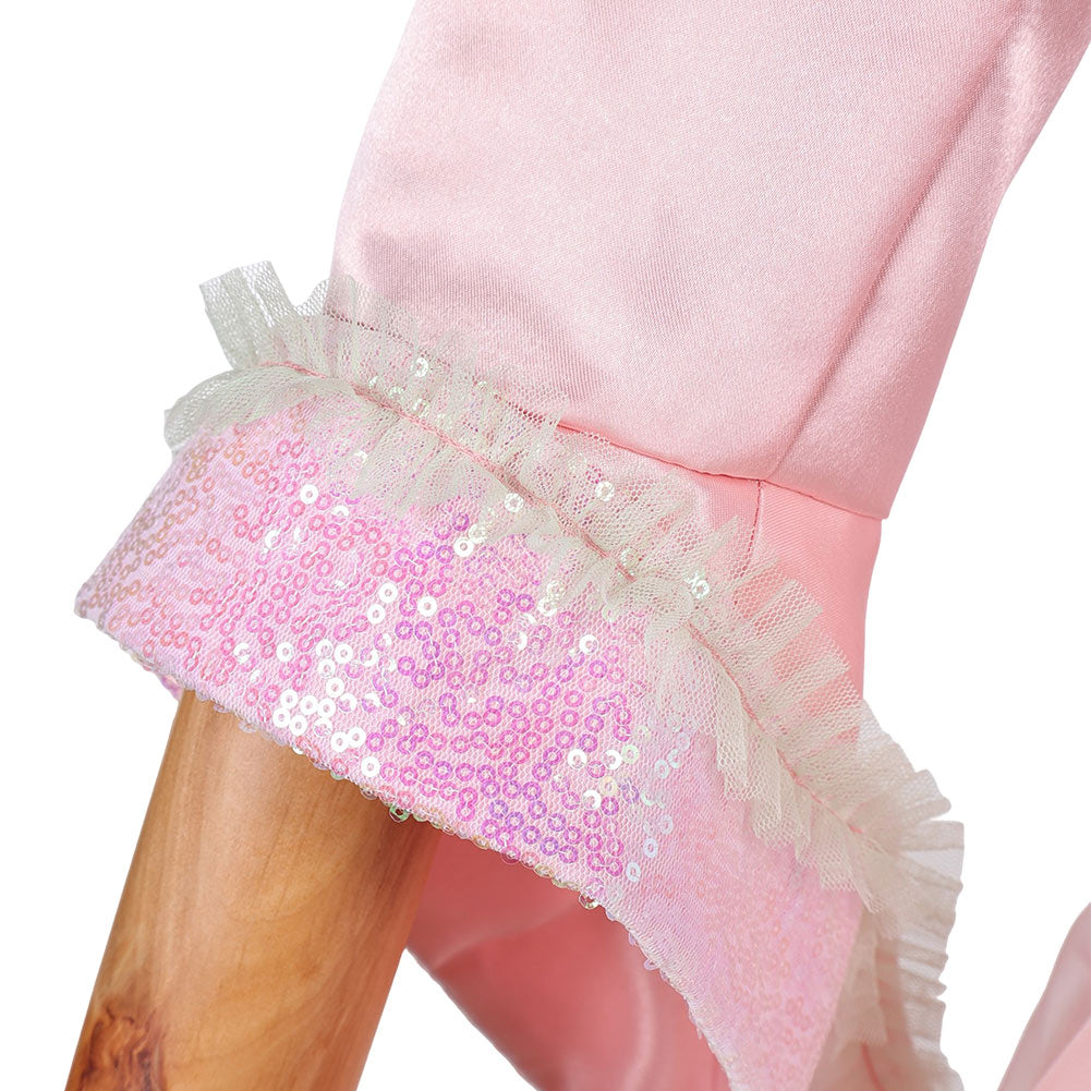 Wicked: For Good(2025) Glinda Robe Rose 2-pièces Cosplay Costume