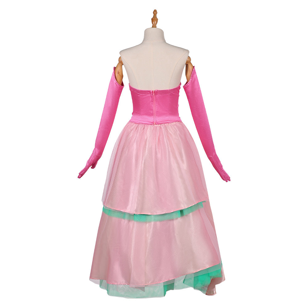 Wicked: For Good(2025) Glinda Robe Rose Cosplay Costume