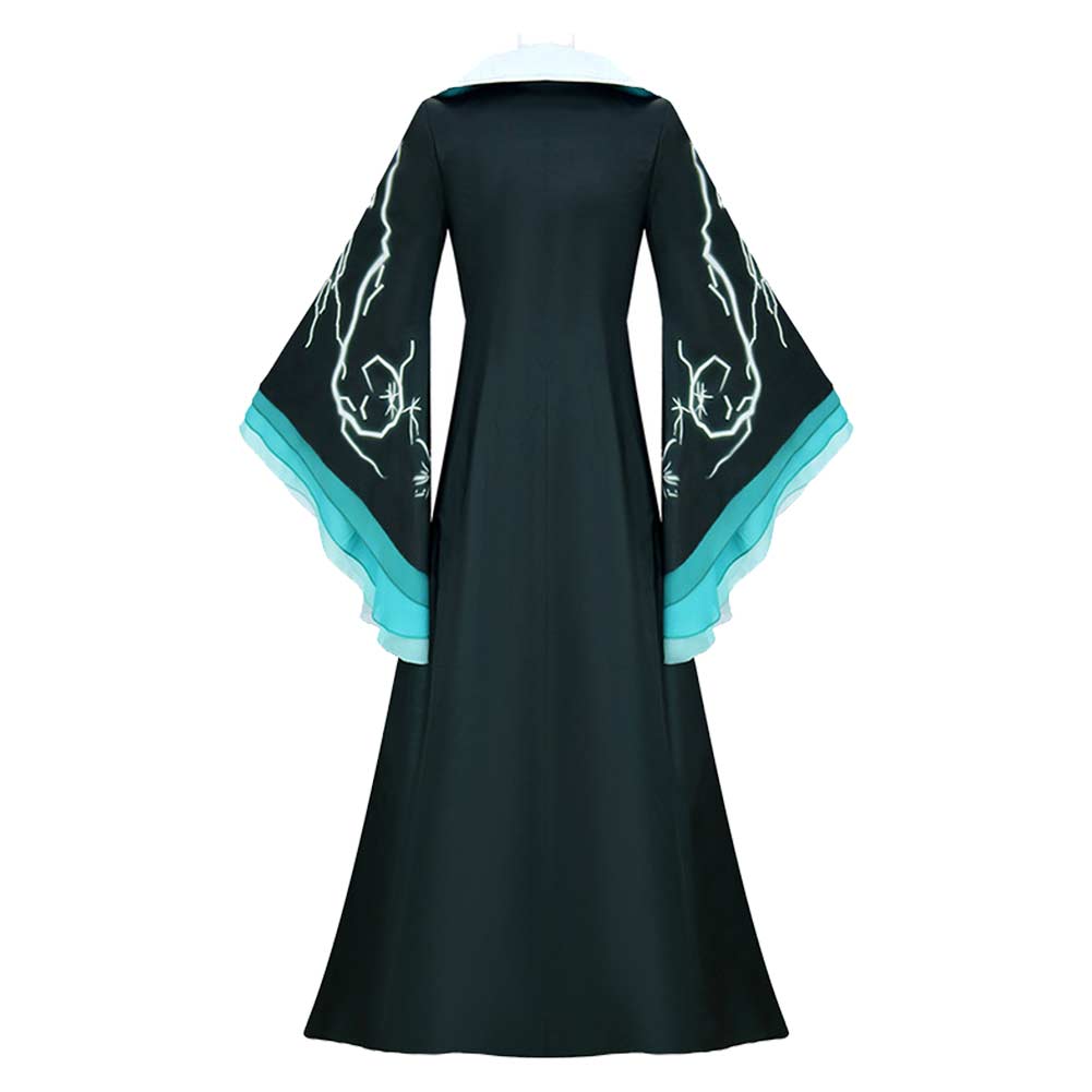 Wicked: For Good(2025) Madame Morrible Tenue Verte et Noire Cosplay Costume