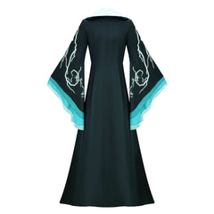 Wicked: For Good(2025) Madame Morrible Tenue Verte et Noire Cosplay Costume