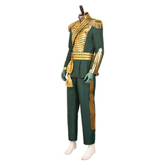 Wicked: For Good(2025) Prince Fiyero Tenue Verte et Or Cosplay Costume