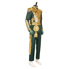 Wicked: For Good(2025) Prince Fiyero Tenue Verte et Or Cosplay Costume