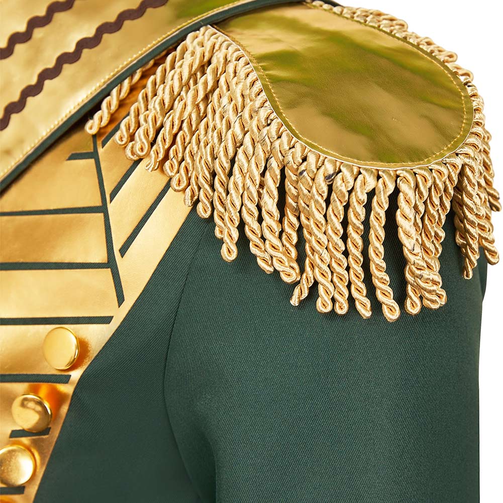 Wicked: For Good(2025) Prince Fiyero Tenue Verte et Or Cosplay Costume