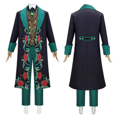 Wicked: For Good(2025) Wizard Tenue Verte et Noire Cosplay Costume