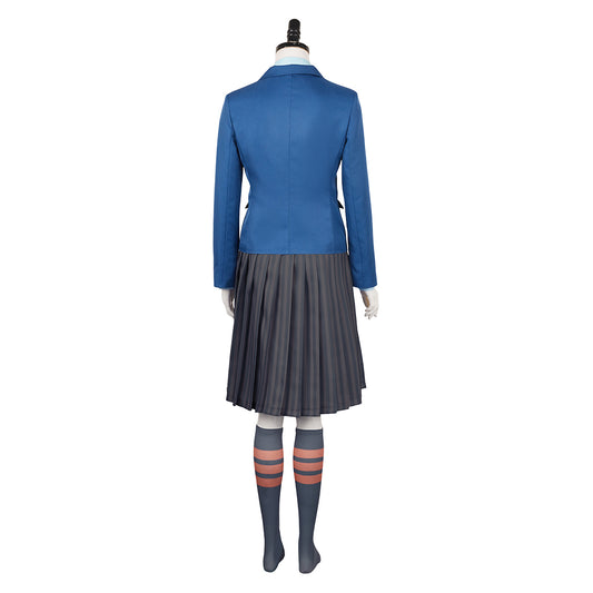 Wicked(2024) Uniforme Scolaire Bleu Cosplay Costume