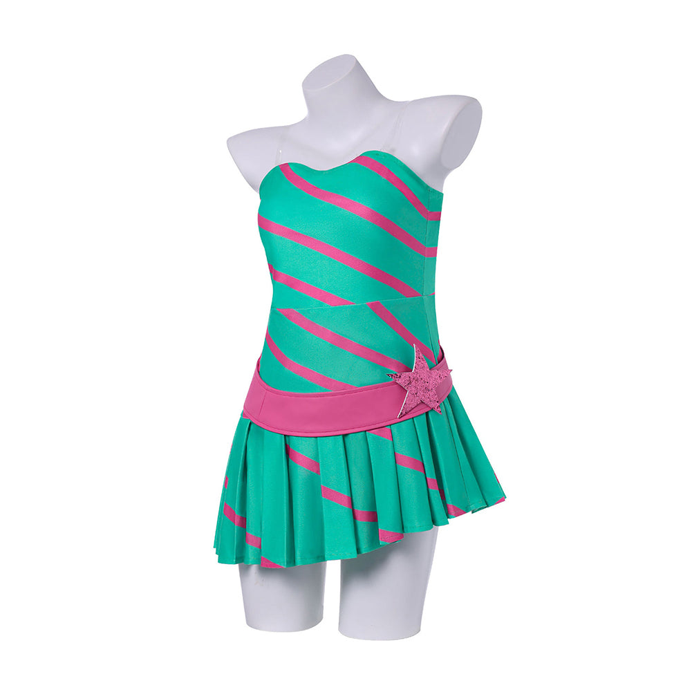 Winx Club Saison 9(2025) Stella Robe Verte Cosplay Costume