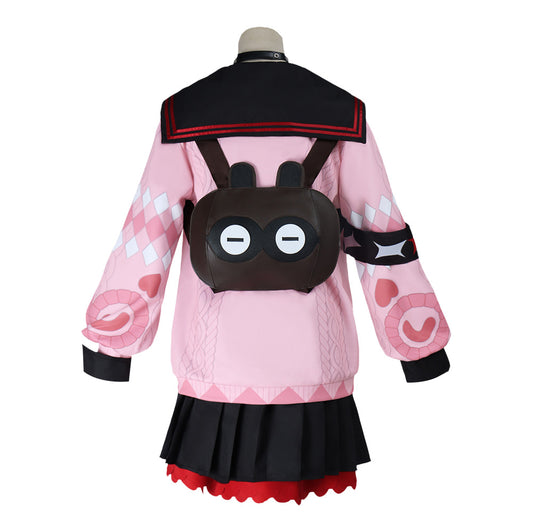 Zenless Zone Zero Ukinami Yuzuha Tenue Rose Cosplay Costume