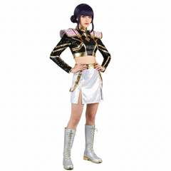 KPop Demon Hunters Huntrix Rumi Zoey Rumi Tenue Noire Cosplay Costume
