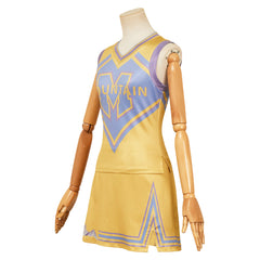 Zombies 4(2025) Addison Uniforme Jaune des Pom-pom Girls Cosplay Costume