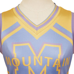 Zombies 4(2025) Addison Uniforme Jaune des Pom-pom Girls Cosplay Costume