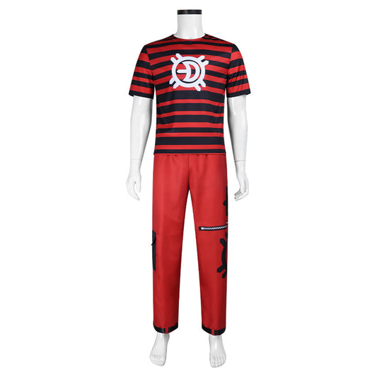 Zombies 4(2025) Victor Tenue Rouge et Noire Cosplay Costume