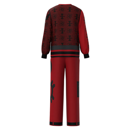 Zombies 4(2025) Victor Tenue Rouge et Noire Cosplay Costume Ver.2