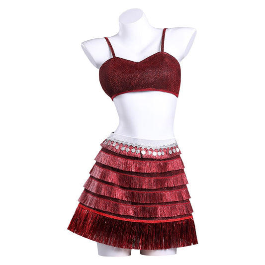 Zootopia 2(2025) Gazelle Tenue Rouge à Paillettes Cosplay Costume