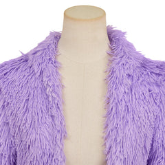 Zootopia 2(2025) Gazelle Veste en Peluche Violet Cosplay Costume