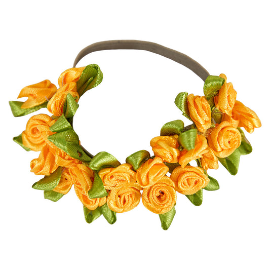 Zootopia 2(2025) Judy Hopps Anneau de Cheveux à Fleurs Jaunes Cosplay Accessoire